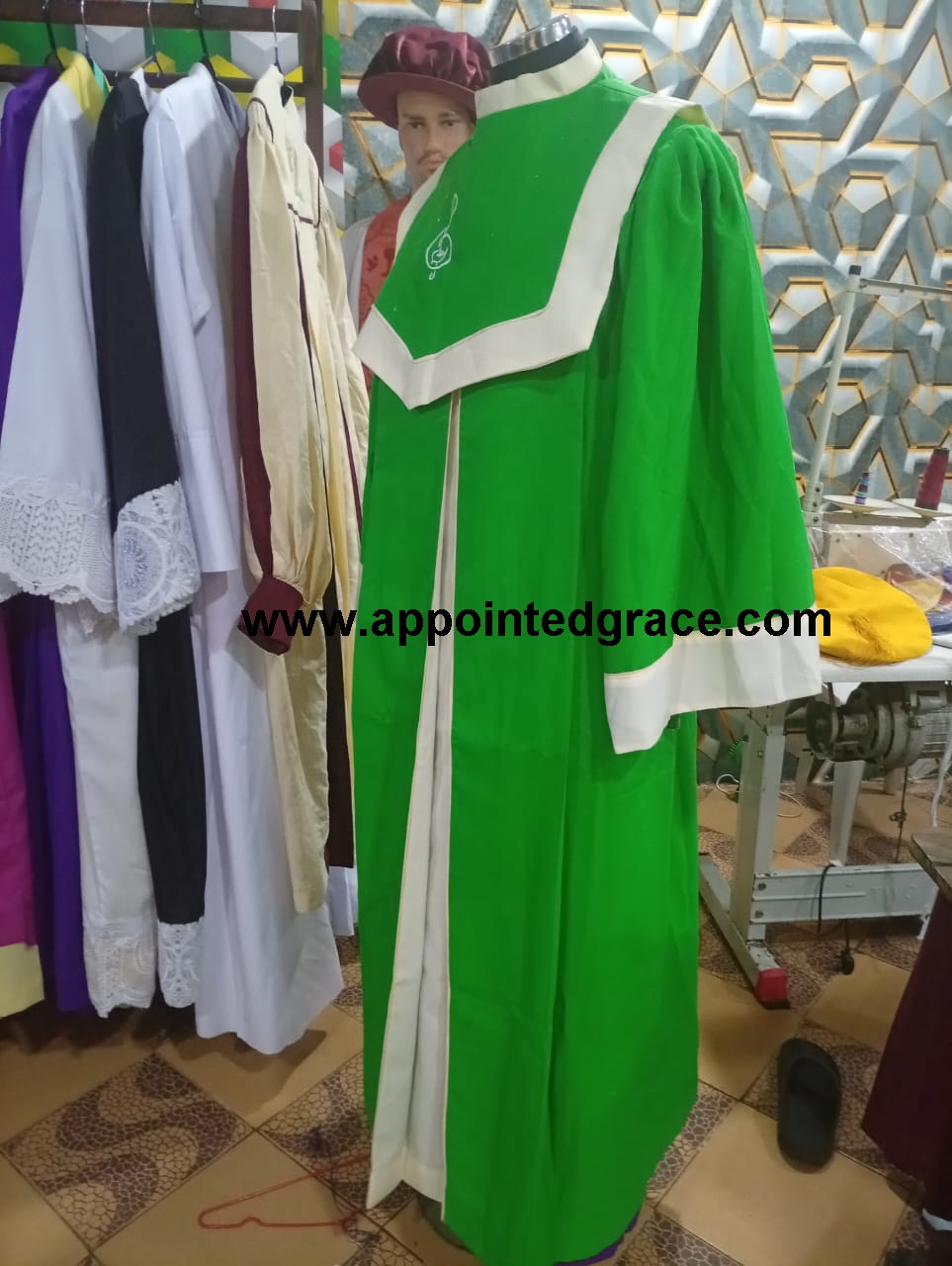 Choir robes for church choral ensemble Nigeria Lagos
